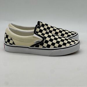 Vans Classic Slip-On Checkerboard Shoe. Size 9